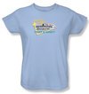 American Graffiti Ladies T-shirt Movie Mels Drive In Light Blue Shirt