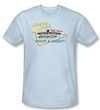 American Graffiti Slim Fit T-shirt Mel&#039;s Drive In Adult Blue Shirt