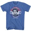 Animal House Shirt Blutarsky For Prez Blue Heather T-Shirt