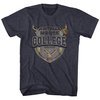 Animal House Shirt College Crest Charcoal T-Shirt