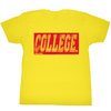 Animal House Shirt College Oby Adult Yellow Tee T-Shirt