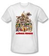 Animal House Slim Fit T-shirt Movie Poster Art Adult White Tee Shirt