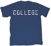 Animal House T-Shirt - Distressed College Adult Navy Blue