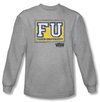 Animal House T-shirt Faber University Athletic Heather Long Sleeve Tee