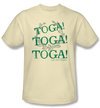 Animal House T-shirt Movie Toga Time Adult Cream Tee Shirt