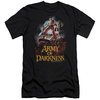 Army Of Darkness Slim Fit Shirt Bloody Poster Black T-Shirt