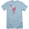 Army Of Darkness Slim Fit Shirt S Mart Name Tag Light Blue T-Shirt