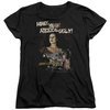 Army Of Darkness Womens Shirt Reeeal Ugly! Black T-Shirt