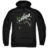 Arrow Hoodie Green Tipped Black Sweatshirt Hoody