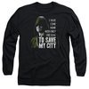 Arrow Shirt Save My City Long Sleeve Black Tee T-Shirt