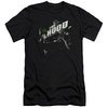 Arrow Shirt Slim Fit Green Tipped Black T-Shirt