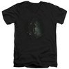 Arrow Shirt Slim Fit V-Neck In The Shadows Black T-Shirt