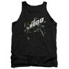 Arrow Shirt Tank Top Green Tipped Black Tanktop