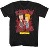 Beavis and Butthead Beaking The Law Adult T-shirt - Black