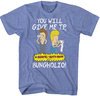 Beavis and Butthead Give Me TP Adult T-shirt - Heather Blue