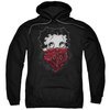 Betty Boop Hoodie Bandana &amp; Roses Black Sweatshirt Hoody