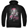 Betty Boop Hoodie Biker Babe Black Sweatshirt Hoody