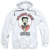 Betty Boop Hoodie Breezy Zombie Love White Sweatshirt Hoody