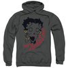 Betty Boop Hoodie Classic Zombie Charcoal Sweatshirt Hoody