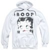 Betty Boop Hoodie Not Fade Away White Sweatshirt Hoody