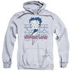 Betty Boop Hoodie Zombie Pinup Athletic Heather Sweatshirt Hoody