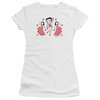 Betty Boop Juniors Shirt BB Dance White T-Shirt