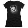 Betty Boop Juniors Shirt Vintage Star Black T-Shirt