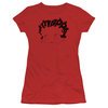 Betty Boop Juniors Shirt Word Hair Red T-Shirt