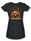 Betty Boop Juniors T-shirt Betty&#039;s Motorcycles Charcoal Tee