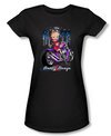 Betty Boop Juniors T-shirt City Chopper Black Tee