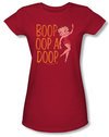 Betty Boop Juniors T-shirt Classic Oop Red Tee