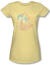 Betty Boop Juniors T-shirt Classy Dame Banana Tee Shirt