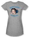 Betty Boop Juniors T-shirt Jean Co Athletic Heather Tee