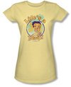 Betty Boop Juniors T-shirt Life&#039;s A Beach Banana Tee