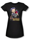 Betty Boop Juniors T-shirt Not Your Average Mother Black Tee