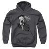 Betty Boop Kids Hoodie BBMC Charcoal Youth Hoody