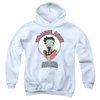 Betty Boop Kids Hoodie Breezy Zombie Love White Youth Hoody