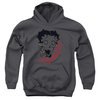 Betty Boop Kids Hoodie Classic Zombie Charcoal Youth Hoody