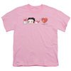 Betty Boop Kids Shirt Symbols Pink T-Shirt