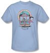 Betty Boop Kids T-shirt Betty&#039;s Trolley Youth Light Blue Tee Shirt