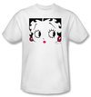 Betty Boop Kids T-shirt Close Up Youth White Tee Shirt