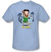 Betty Boop Kids T-shirt Hula Honey Youth Light Blue Tee Shirt