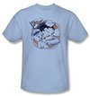 Betty Boop Kids T-shirt S.s. Vintage Youth Light Blue Tee Shirt