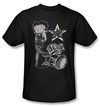 Betty Boop Kids T-shirt With The Band Youth Black Tee Shirt