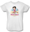 Betty Boop Ladies T-shirt Beach Betty White Tee Shirt