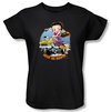 Betty Boop Ladies T-shirt Keep On Boopin Black Tee Shirt