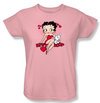 Betty Boop Ladies T-shirt Sweetheart Pink Tee Shirt