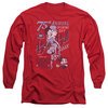 Betty Boop Long Sleeve Shirt Boop Ball Red Tee T-Shirt