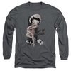 Betty Boop Long Sleeve Shirt Out Of Control Charcoal Tee T-Shirt