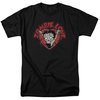 Betty Boop Shirt Heart You Forever Black Tee T-Shirt